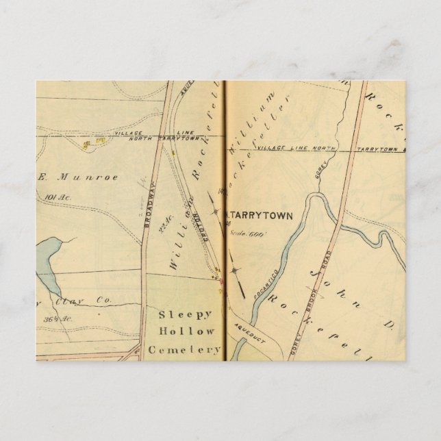 Carte Postale Sleepy Hollow, New York (Devant)