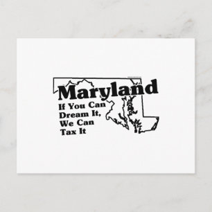 Carte Postale Slogan de l'État du Maryland