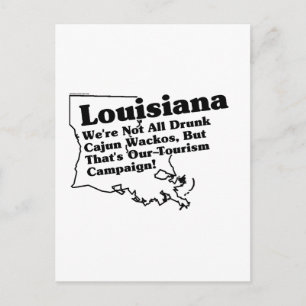 Carte Postale Slogan d'État de Louisiane