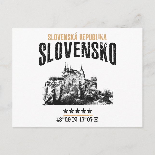 Carte Postale Slovaquie (Devant)