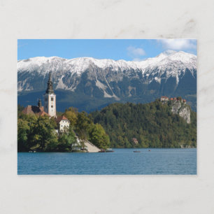 Carte Postale Slovénie, Balles, Lac Léman, Île de Bled, Balles 2