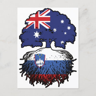 Carte Postale Slovénie Slovénie Australie Australienne Racines d