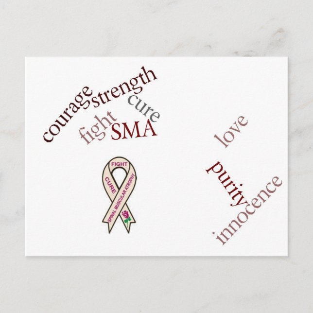 Carte postale SMA Ribbon (Devant)