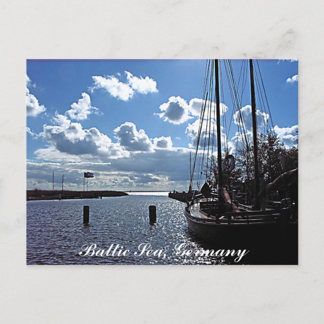 Carte Postale Small Harbour, Baltic Sea, Germany Postcard (Devant)