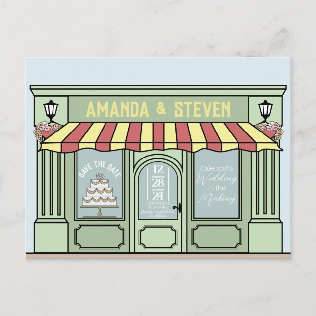 Carte Postale Smart, mignon, café thème enregistrer la conceptio (Devant)
