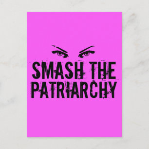 Carte Postale Smash le patriarcat