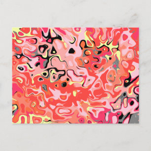 Carte Postale Smash Smash laide stupide Abstrait