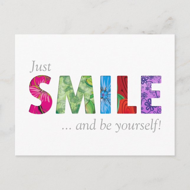 Carte Postale Smile Happy Cote 02 - Soyez votre moi (Devant)