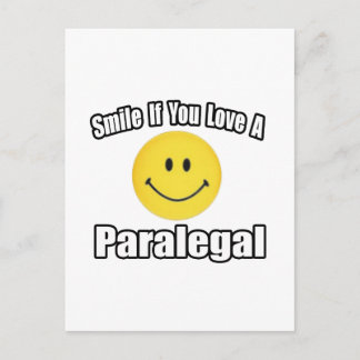 Carte Postale Smile If You Love a Paralegal