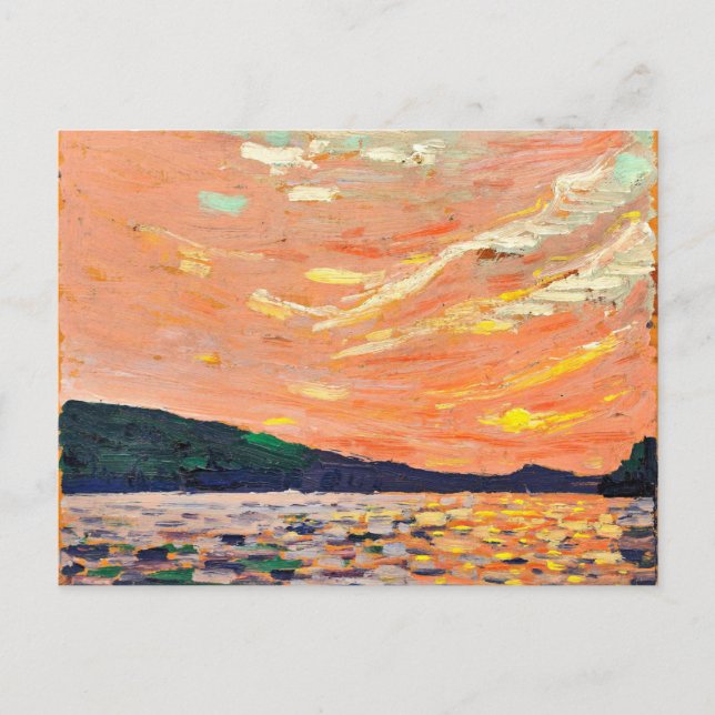 Carte Postale Smoke Lake, tableau de Tom Thomson (Devant)