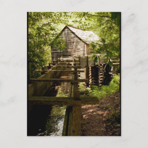 Carte postale Smoky Mountain Mill et Waterwheel