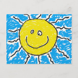 Carte Postale Smudgy Sun
