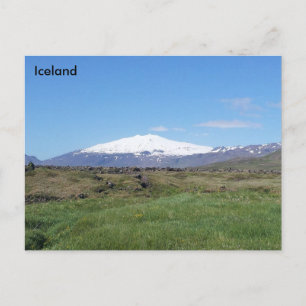 Carte Postale Snæ fellsjökull, Islande