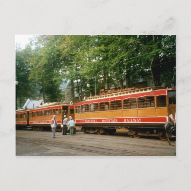 Carte Postale Snaefell Mountain Railway, île de Man (Devant)