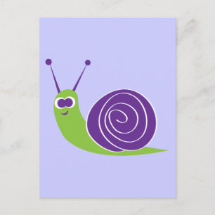 Carte Postale Snail
