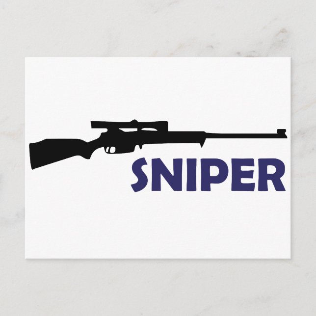 CARTE POSTALE **SNIPER** (Devant)