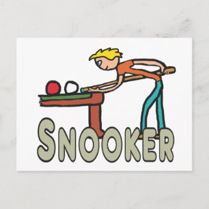Carte Postale Snooker