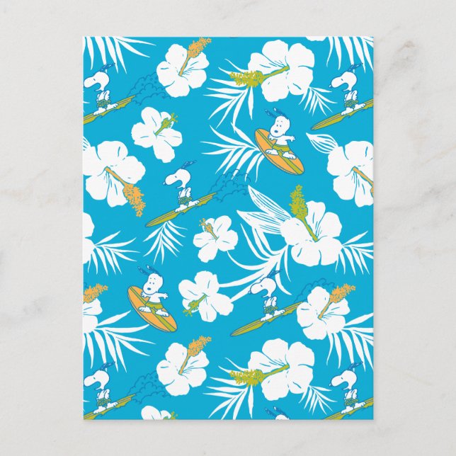 Carte Postale Snoopy Brooklyn Beach Motif (Devant)