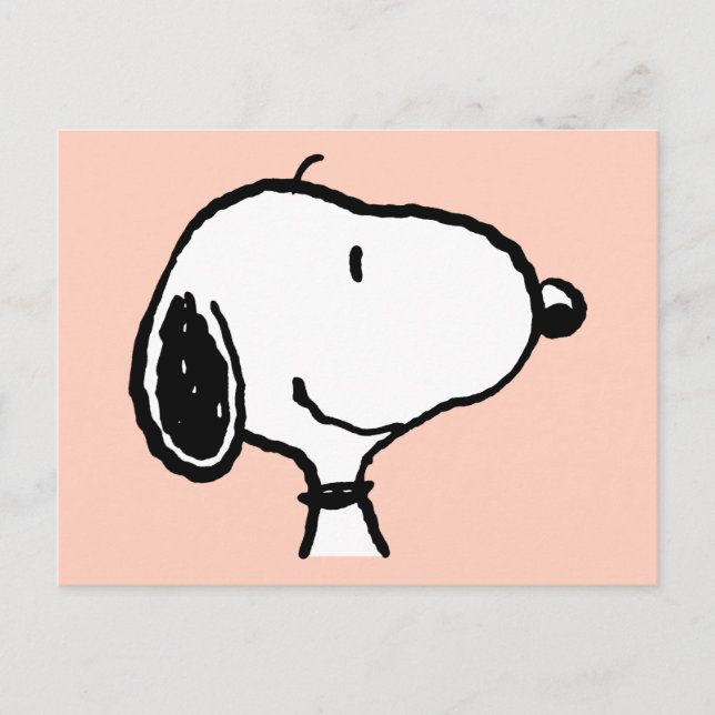 Carte Postale Snoopy Smile Giggle Laugh (Devant)