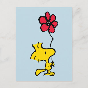 Carte Postale Snoopy So Sweet Flower Motif