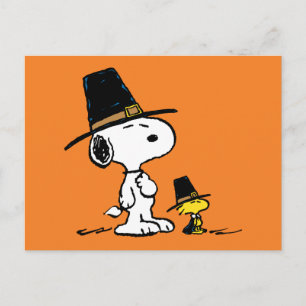 Carte Postale Snoopy & Woodstock Pèlerin