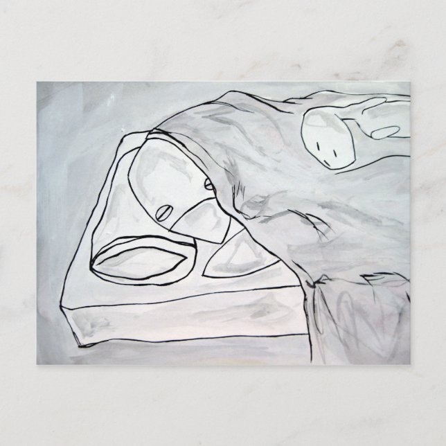 Carte Postale Snooze-le ! ! (Devant)