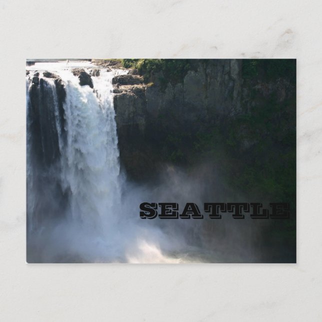 Carte Postale Snoqualmie Falls, Seattle (Devant)