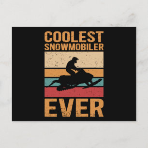 Carte Postale Snowbiling Coolest