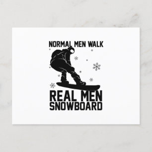 Carte Postale Snowboard