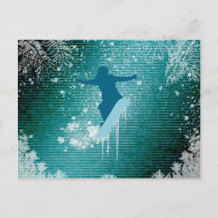 Carte Postale Snowboard
