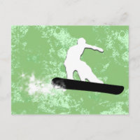 snowboard. piste en poudre.