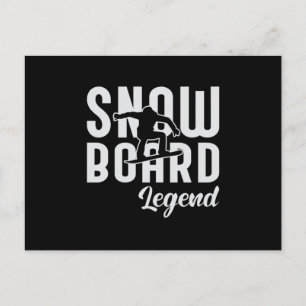 Carte Postale Snowboard Snowboard Snowboard Snow Snow Funny Cade