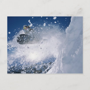 Carte Postale Snowboarding at Snowbird Resort, Wasatch