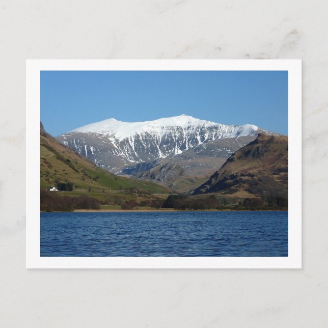 Carte Postale Snowdon de Llyn Nantlle Uchaf (Devant)