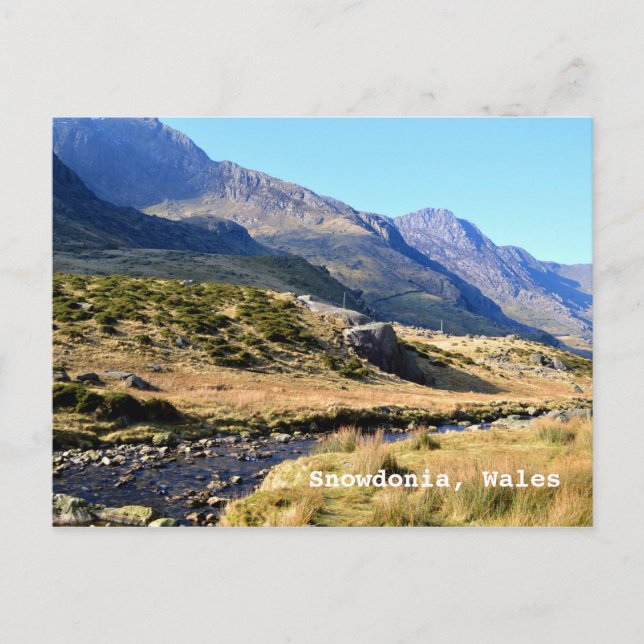 Carte Postale Snowdonia au Pays de Galles (Devant)