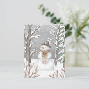 Carte postale - Snowman