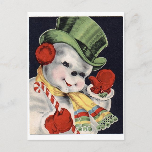 Carte Postale Snowman (Devant)