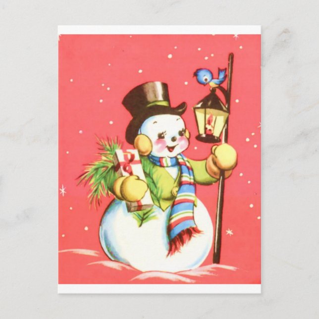 Carte Postale Snowman (Devant)