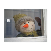 snowman dit "salut"