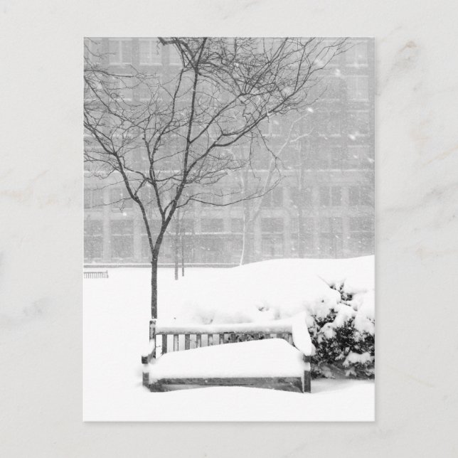 Carte Postale Snowscene III, Philadelphie (Devant)