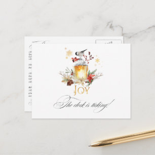 Carte Postale Snowy Pine & Spruce Christmas Event RSVP