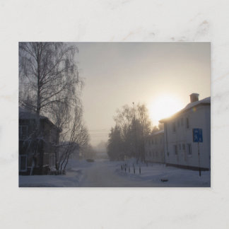 Carte Postale Snowy Siberian Morning