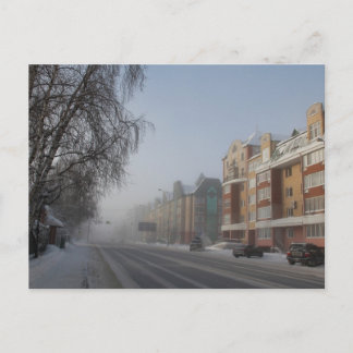 Carte Postale Snowy Siberian Street