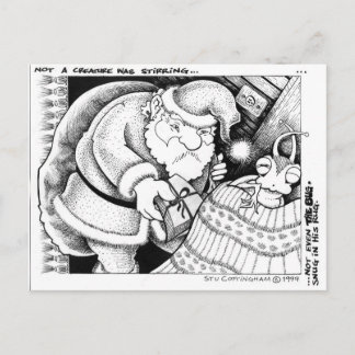 Carte Postale Snug comme un bug dans un tapis