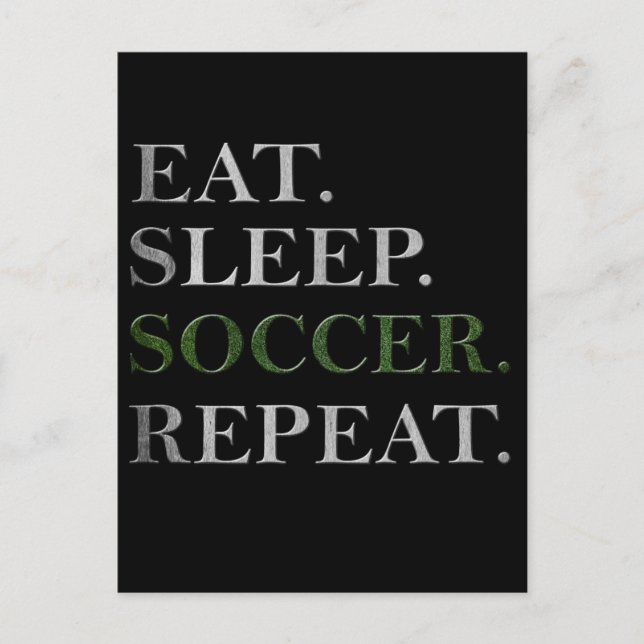 Carte Postale soccer (Devant)