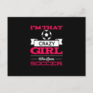 Carte Postale Soccer Sport Hobby Gym Athlète