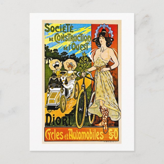 Carte Postale Société de construction de l'Ouest - Diort (Devant)