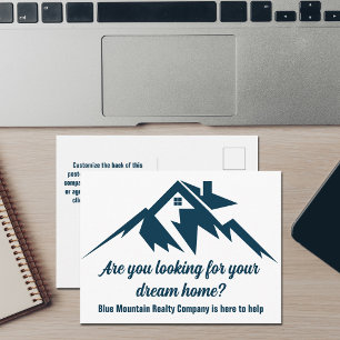 Carte Postale Société immobilière de montagne marketing personna