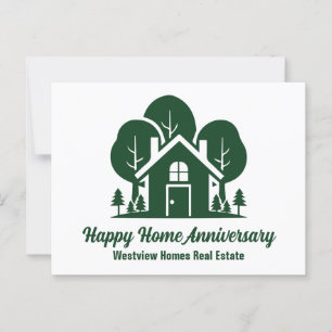 Carte Postale Société immobilière sur mesure Green Forest House