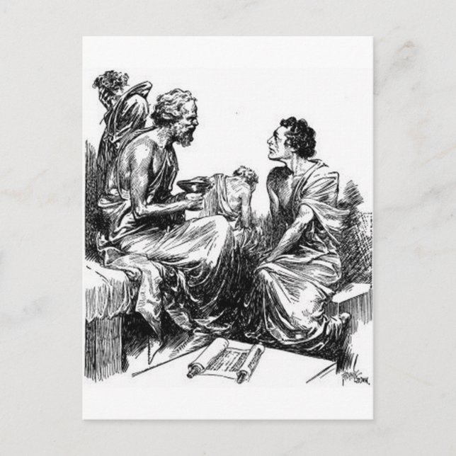 Carte Postale socrate (Devant)